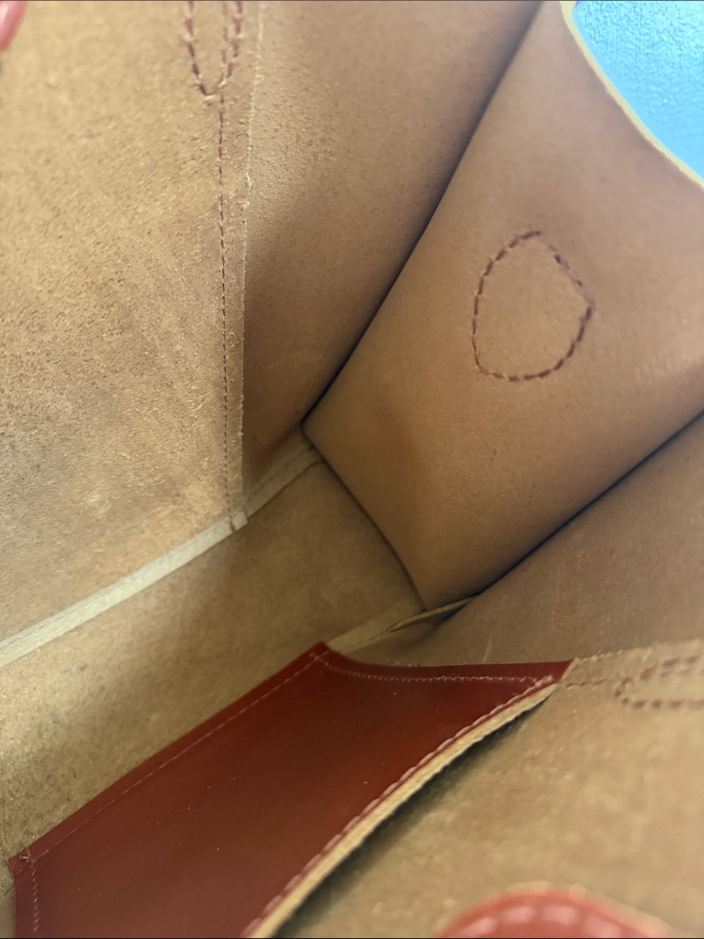 Portland Leather Lola Crossbody Tote- Madrone - Picture 13 of 16